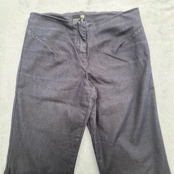 Buffalo David Bitton Dark Navy Low Rise Flared Pants - Tall - Picture 5 of 13